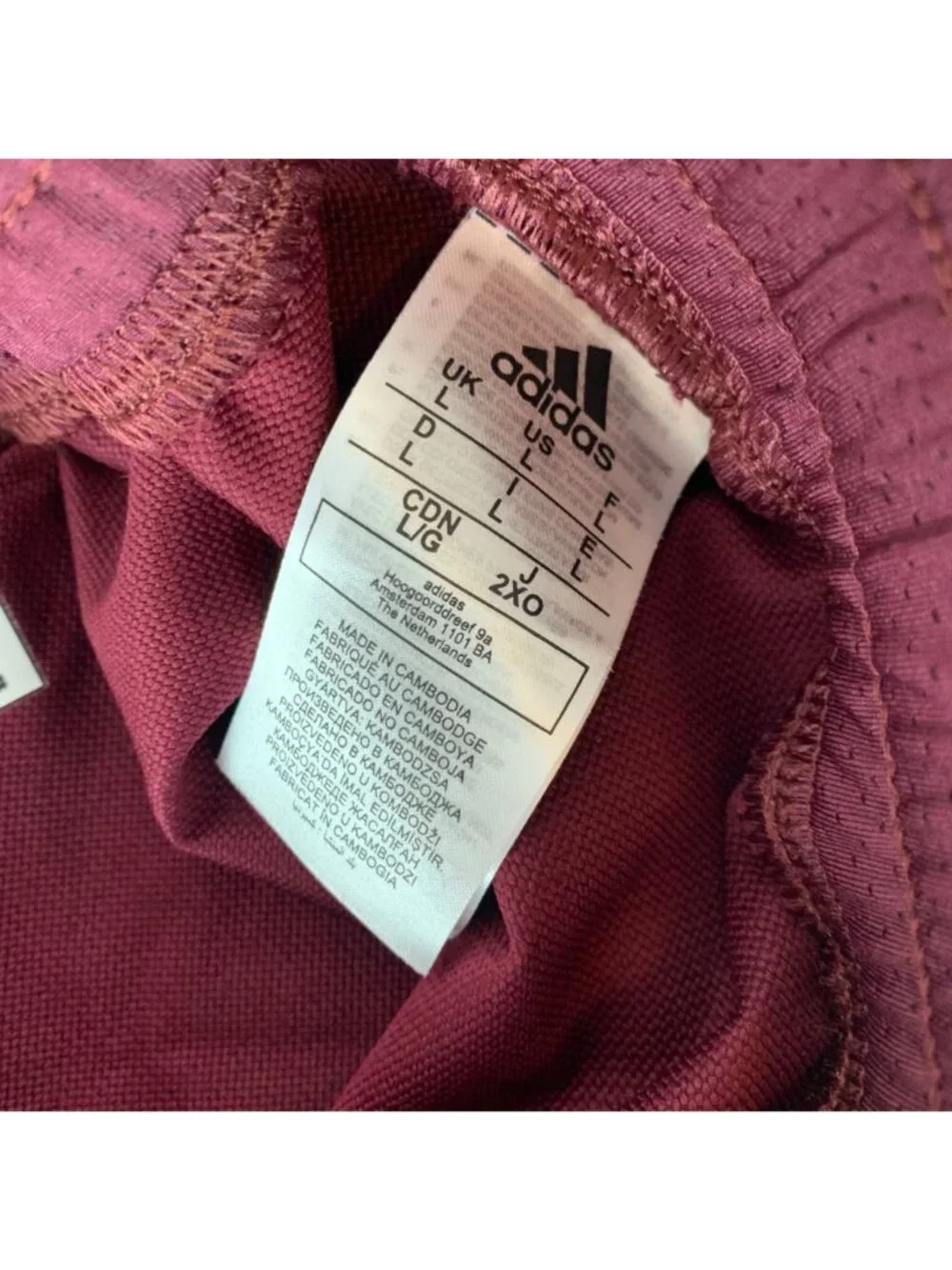 Arizona State Sun Devils NCAA Maroon Adidas Athletic Jogger Pants Mens Large